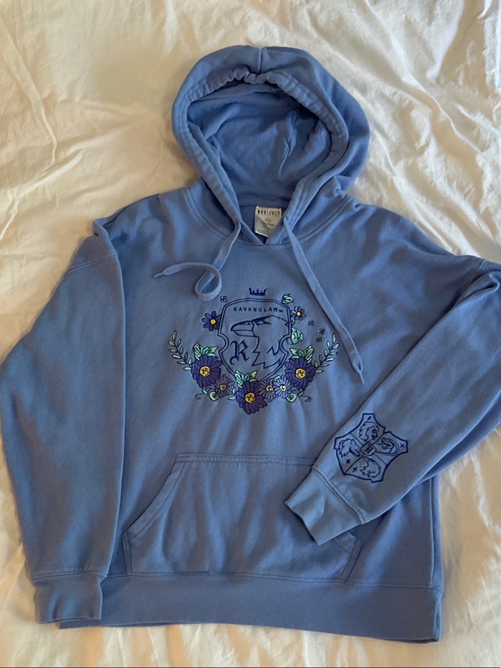 Boxlunch Ravenclaw Crest Hoodie in Light Blue